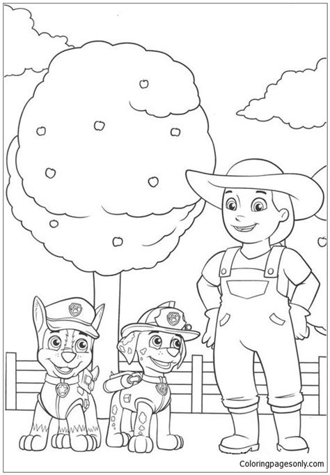 coloring pages paw patrol chase coloringpages