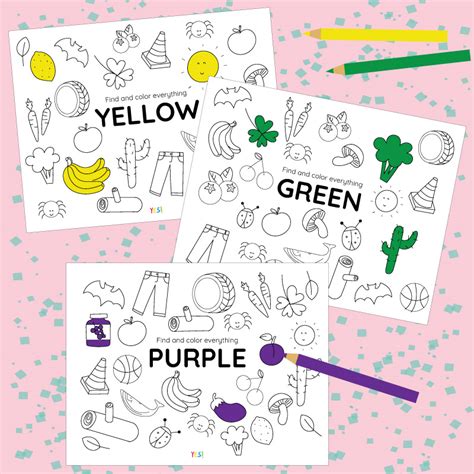 printable coloring pages  colors
