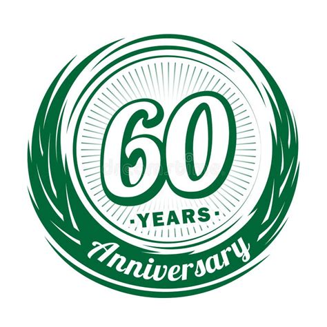 year anniversary elegant anniversary design  logo stock vector illustration