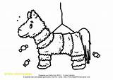 Pinata Coloring Printable Getcolorings Pages sketch template