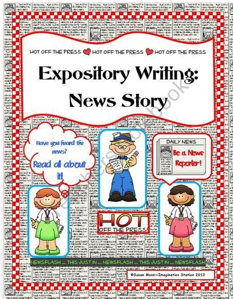students write  news story  newspaper form   publishing