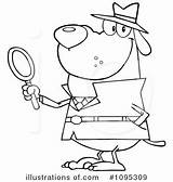 Detective Clipart Illustration Royalty Toon Hit Rf Clipground Illustrationsof sketch template