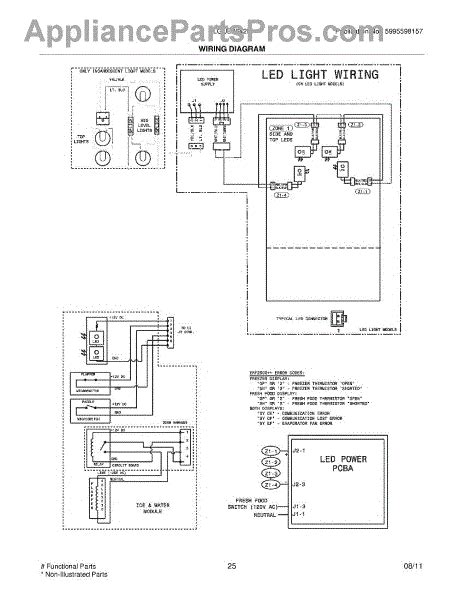 parts  frigidaire lgublf wiring diagram parts appliancepartsproscom