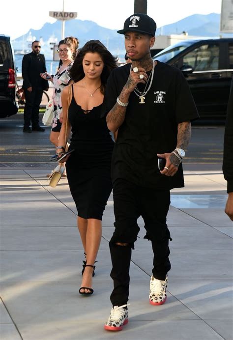 tyga and new girlfriend demi rose enjoy stroll in cannes
