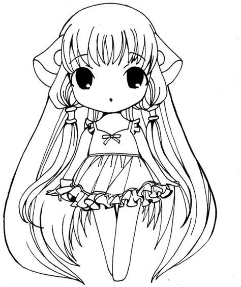 anime girl coloring pages  jpg ai illustrator