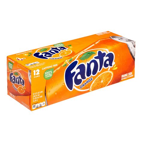 fanta orange flavored soda  fl oz  count walmartcom