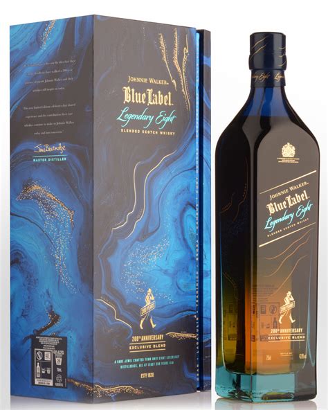 johnnie walker blue label legendary  limited edition blended scotch whisky ml nicks