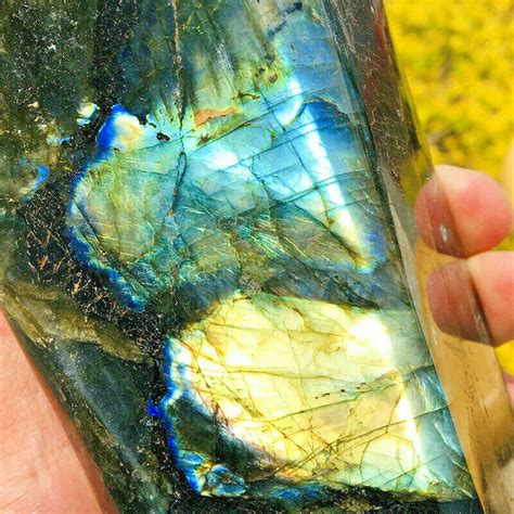 large labradorite slab quartz crystal  natural etsy