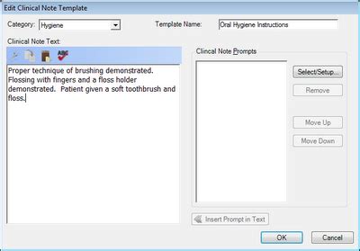 dentrix tip tuesdays creating clinical note templates notes template
