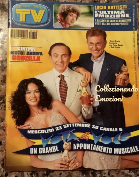 Tv Sorrisi E Canzoni N 38 1998 Baudo Cucinotta Ronnie Battisti Lerner