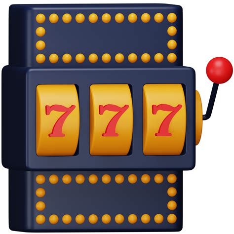 casino slot machine  rendering isometric icon  png