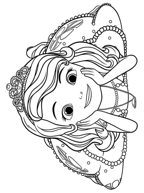 42 sofia the first once upon a princess coloring pages free printable