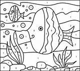 Fish Number Color Coloring Printables Printable Pages Kids Numbers Animals Coloritbynumbers Animal Easy Paint Them Levels Template Ocean Painting Difficulty sketch template