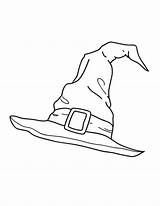 Hat Witch Coloring Pages Printable Halloween Harry Potter Bruxa Desenho Drawing Museprintables Para Chapéu Chapeu Color Sheets Kids Animation Drawings sketch template