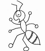 Ant Hormigas Ants Formiga Hormiga Bestcoloringpagesforkids Laminas Formigas Draw Coloringcity Jelitaf sketch template