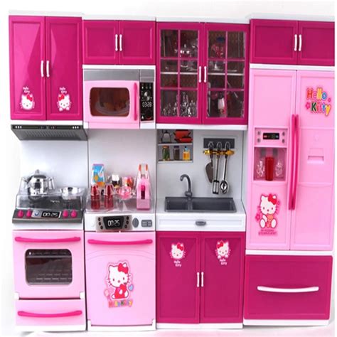 Kitty Kitchen Toys Simulation House Luxury Girl T Hello Kitty