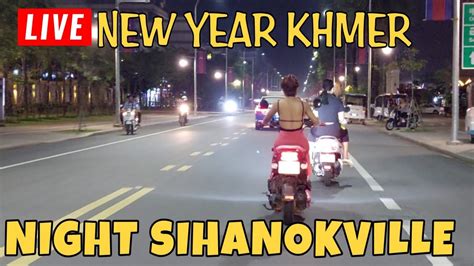 Keramaian Malam Menjelang Hari Raya Khmer Night Sihanoukville Youtube