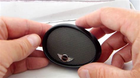 mini cooper compact mirror bluetooth speaker youtube