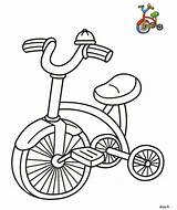 Tricycle Coloring Drawing Getdrawings Desene Color Getcolorings Pages Printable sketch template