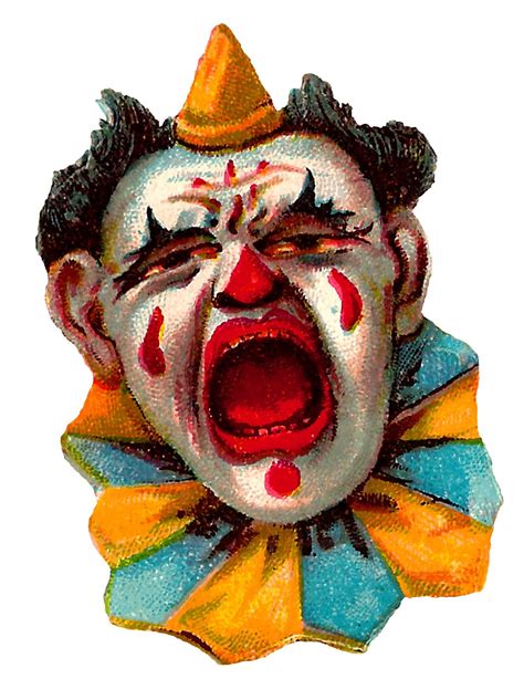 antique images vintage clip art funny circus clowns costume images