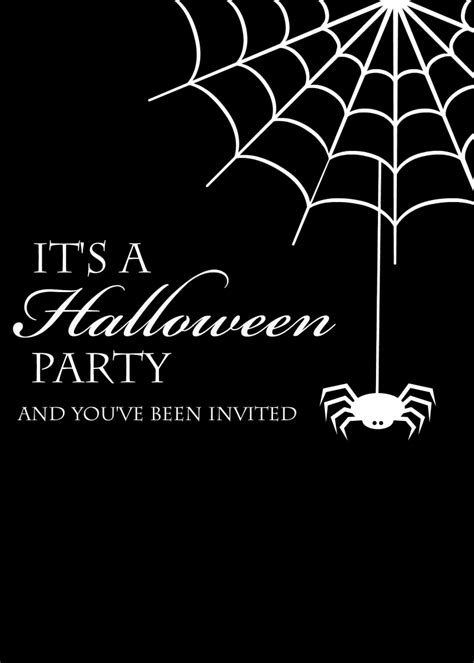 printable halloween invitations crazy  projects