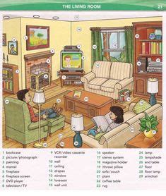 living room vocabulary  pictures english lesson aulas de ingles