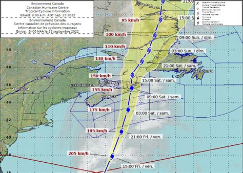 hurricane fiona path tracker  canada braces  unprecedented storm