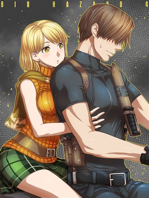 Leon S Kennedy And Ashley Graham Resident Evil And 1 More Drawn By