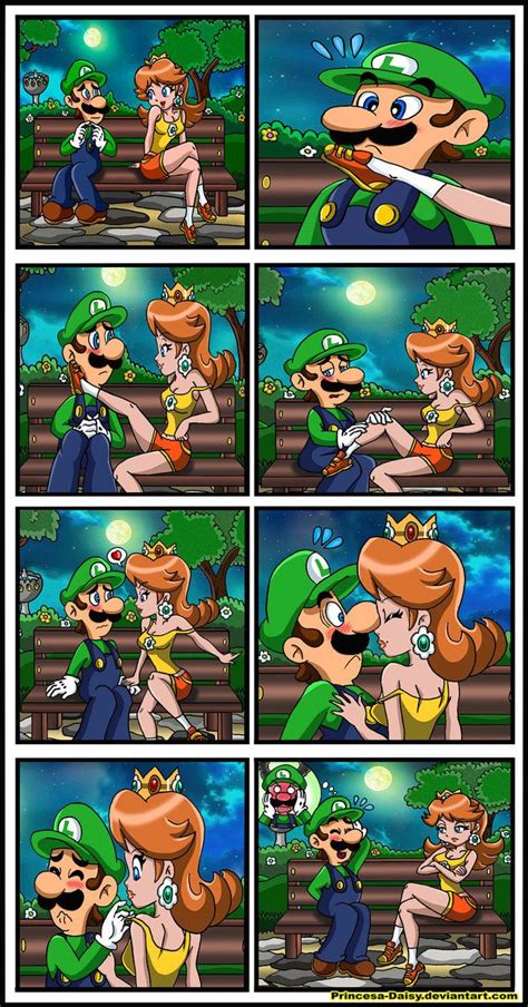 Luigi And Daisy Awkward Date By Princesa Daisy On