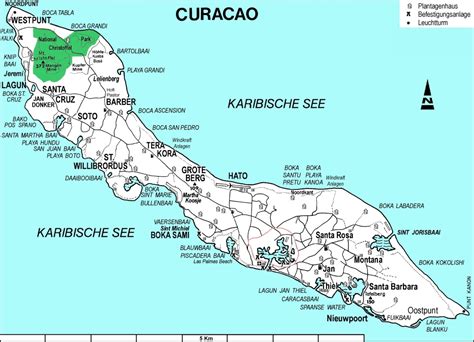 curacao map populationdatanet