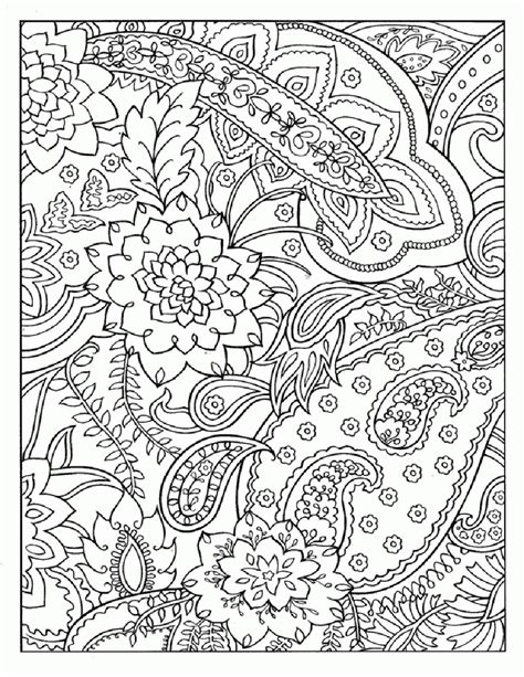 flower abstract coloring page  printable coloring pages  kids