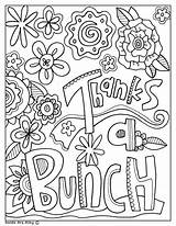 Coloring Pages Teacher Appreciation Week Nurse School Thank Family Principal Printables Printable Secretary Classroomdoodles Color Template Bunch Thanks Classroom Getcolorings sketch template