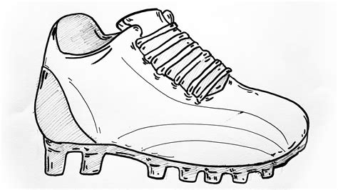 soccer cleats drawing  paintingvalleycom explore collection