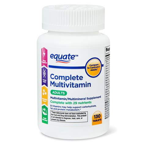 equate multivitamin supplements  tablet  ct walmartcom