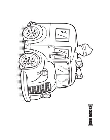 ice cream truck coloring pages  kids icecream truck