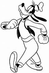Goofy Mickey Cartoon Coloring Pages Cliparts Clipart Favorites Add sketch template