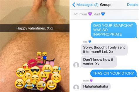 Teenage Daughter Disgusted As Dad Sends Her Snapchat