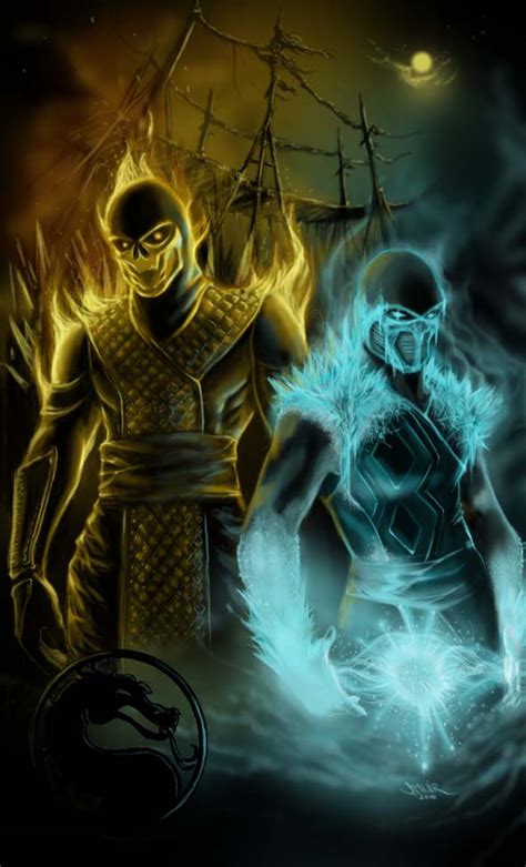 Sub Zero Vs Scorpion Wallpaper Wallpapersafari