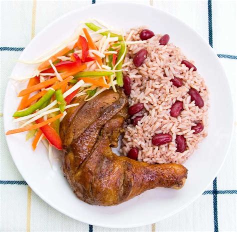 Chicken With Rice And Peas Jamaican Recipes Rice And