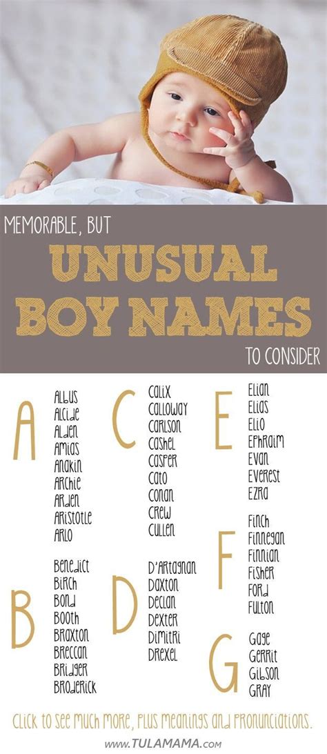 memorable  unusual boy names     unusual boy names unusual baby names