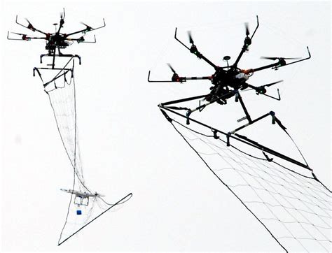 interceptor drones successfully snag invaders  police drill  mainichi