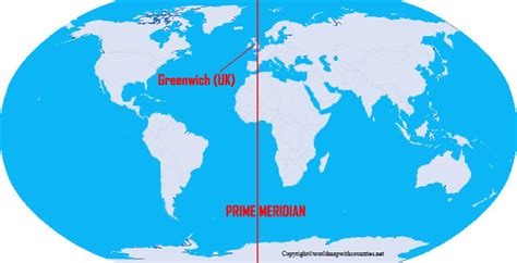 printable world map prime meridian   world map  countries