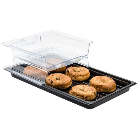 sample  display tray kit  black polycarbonate tray  hinged cover