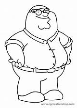 Peter Griffin Coloring Pages Family Stewie Color Prestonplayz Guy Printable Adult Getcolorings Popular Getdrawings Template sketch template