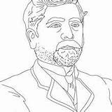 Gustave Eiffel Coloring Pages Hellokids Jules Ferry People sketch template