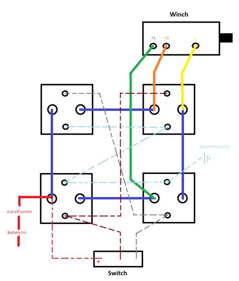 wiring winch       diagram  ford truck enthusiasts