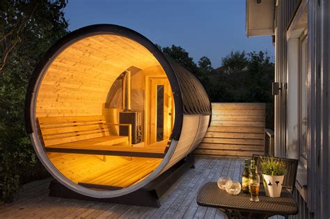 Fantastic Unika Panorama Barrel Sauna Delivered To Svängsta Sweden To