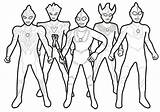 Ultraman Wonder sketch template