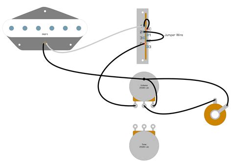 single pickup telecaster wiring diagram  fender esquire humbucker soup