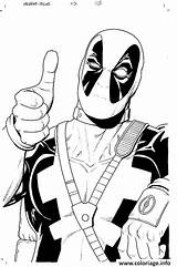 Deadpool Colorear Imagenesdemarvel Geniales Relaxando Desenho Hero Venom Wolverine sketch template